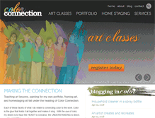 Tablet Screenshot of colorconnection.ca